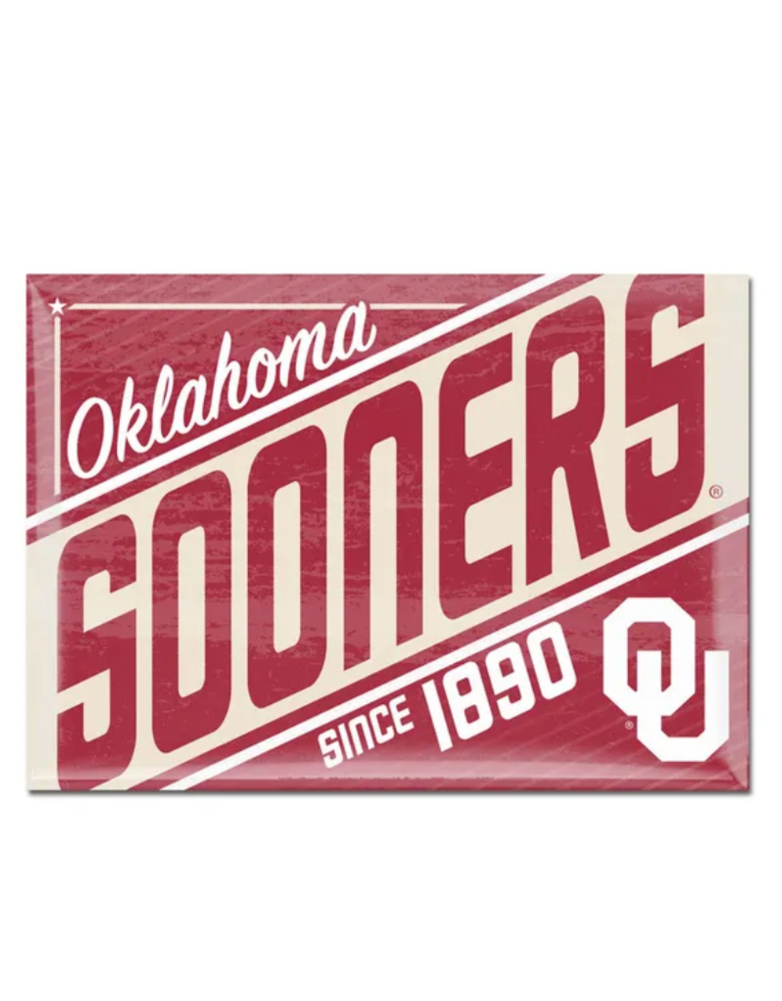 WinCraft Oklahoma Sooners Metal Magnet (2.5"x3.5")