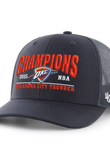 '47 Brand Oklahoma City Thunder Navy NBA Champions '47 Trucker Hat