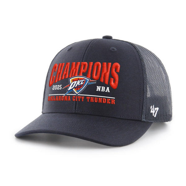 Oklahoma City Thunder Navy NBA Champions '47 Trucker Hat - Balfour
