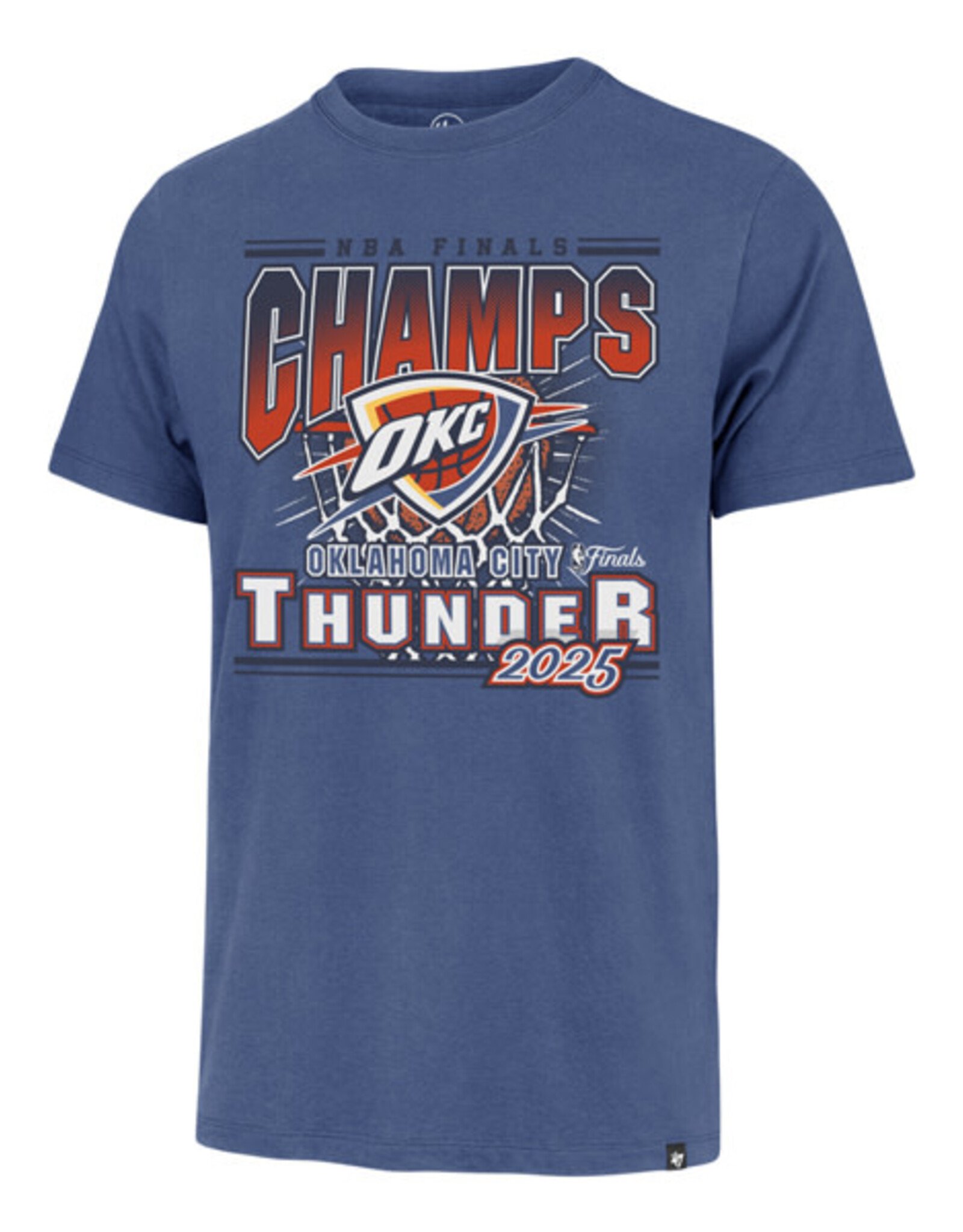 '47 Brand Oklahoma City Thunder NBA Champs Cadet Blue Franklin Tee