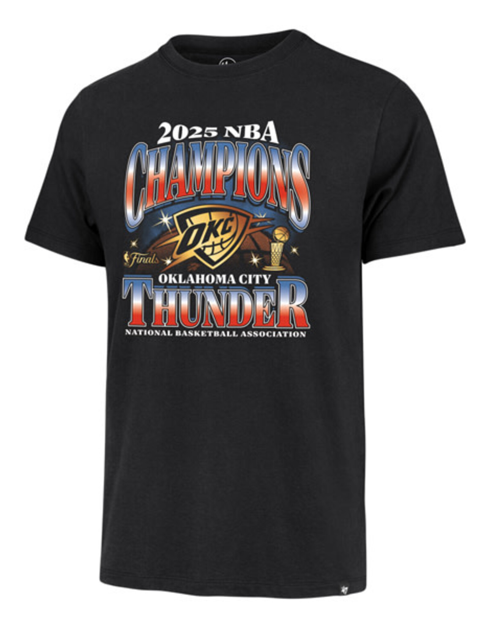 '47 Brand Oklahoma City Thunder NBA Champs Flint Black Franklin Tee