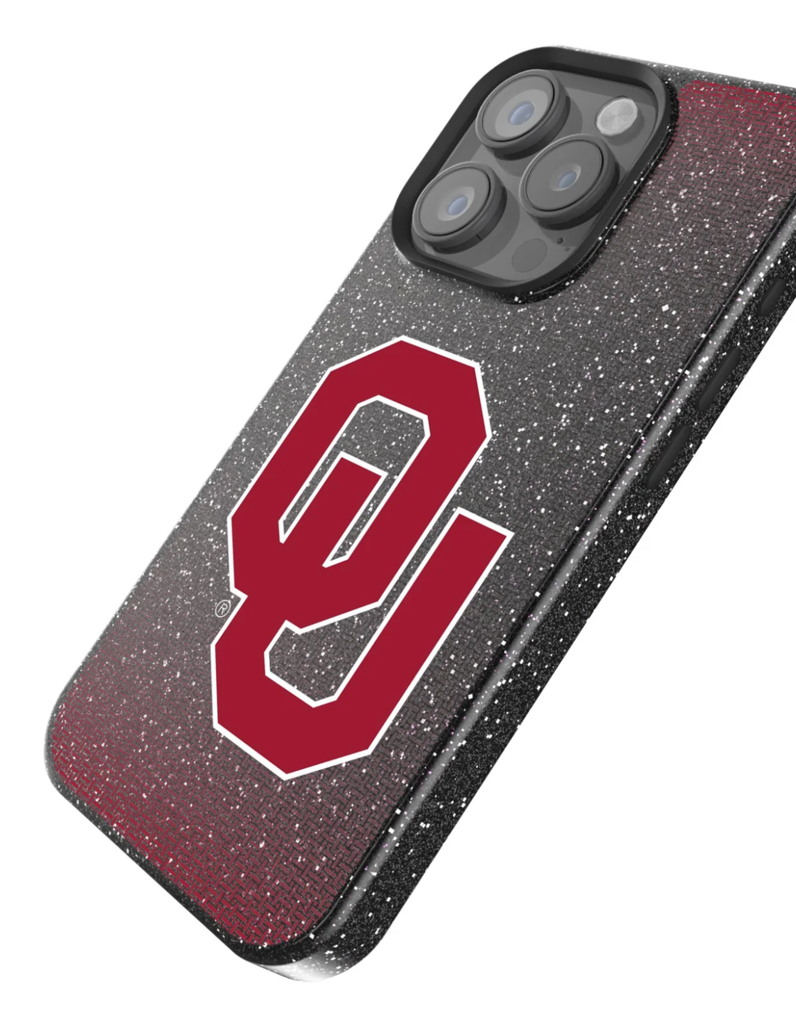 Keyscaper OU Linen iPhone 16 Pro Black Bling Case