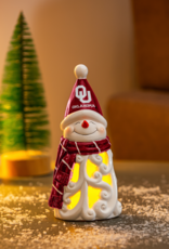 Evergreen 8" OU Snowman LED Statuary