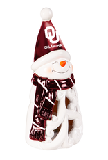 Evergreen 8" OU Snowman LED Statuary