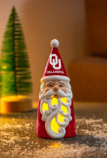 Evergreen 8" OU Santa LED Statuary