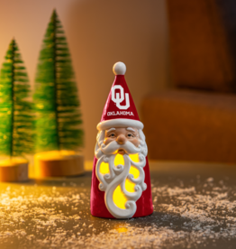 Evergreen 8" OU Santa LED Statuary