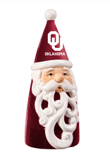 Evergreen 8" OU Santa LED Statuary