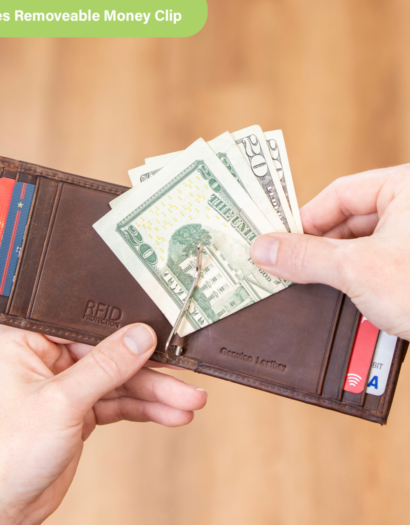 Evergreen OU Front Pocket RFID Blocking Wallet