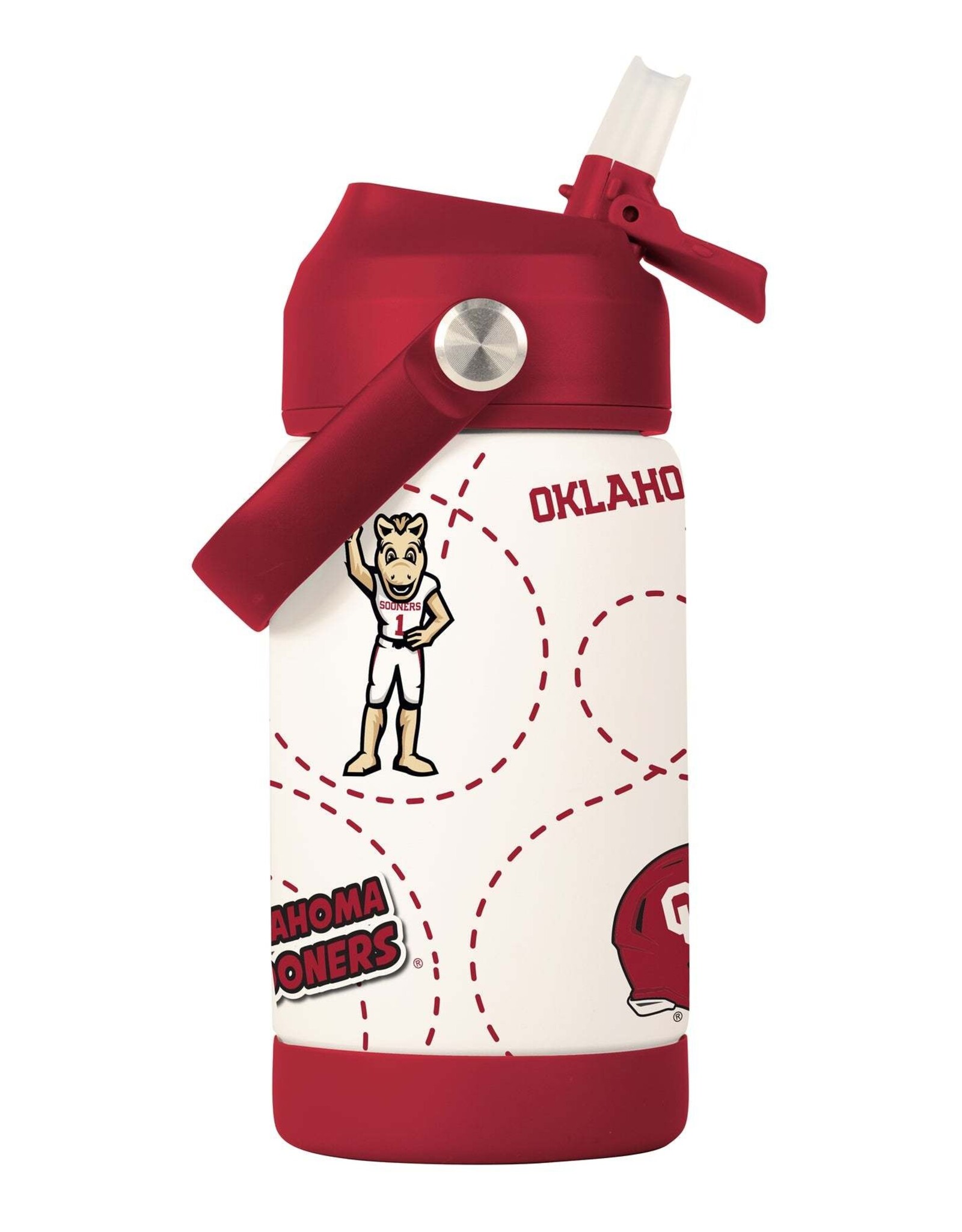 Logo Kids 12oz OU Mascot Water Bottle