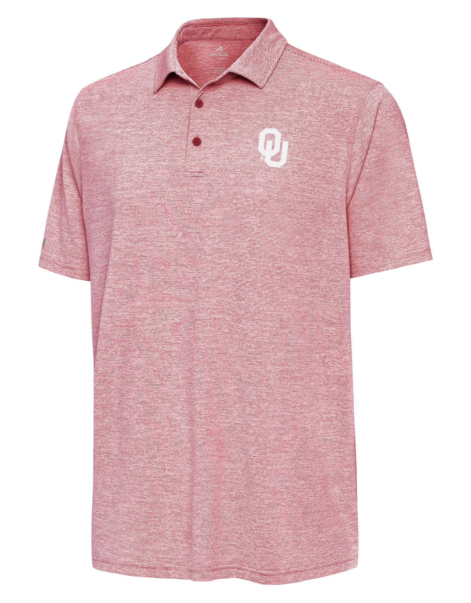 Antigua Men's Antigua Crimson Distressed OU Polo
