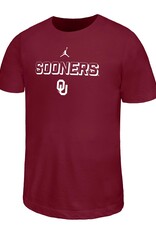 Jordan Youth Jordan Crimson Sooners OU Legend Tee