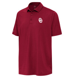 Antigua Men's OU Crimson Hurdle Polo