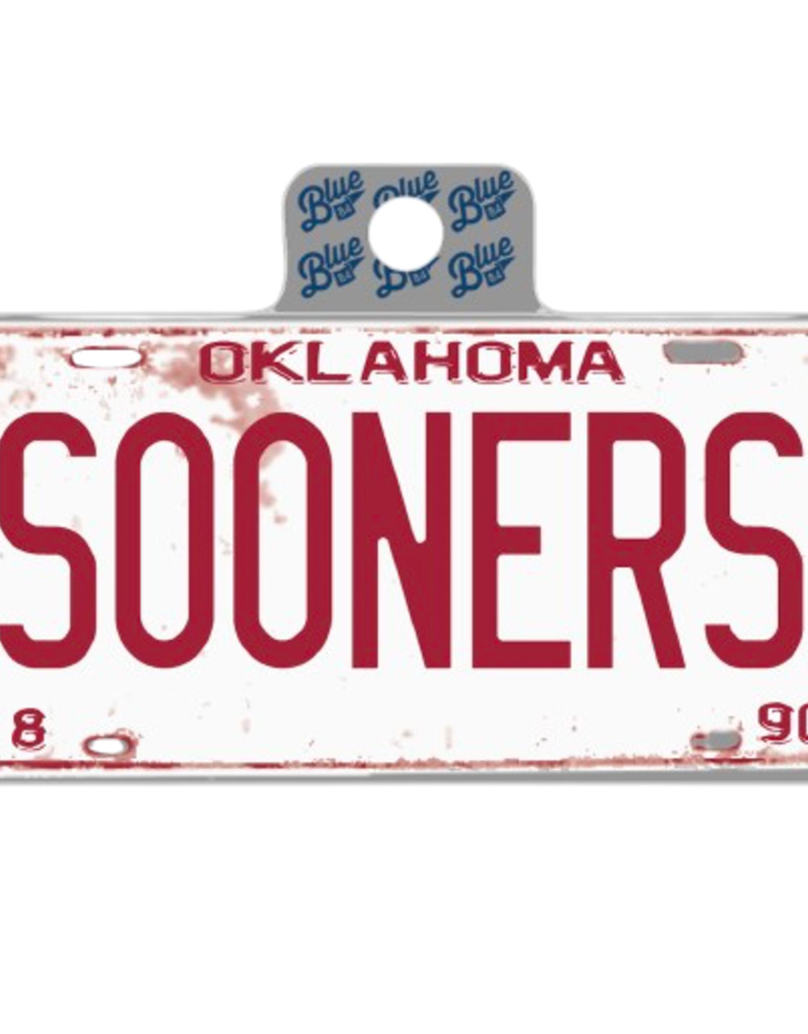 Blue 84 Blue 84 OU License Plate Sticker