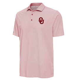 Antigua Men's OU Crimson/White Pave Polo