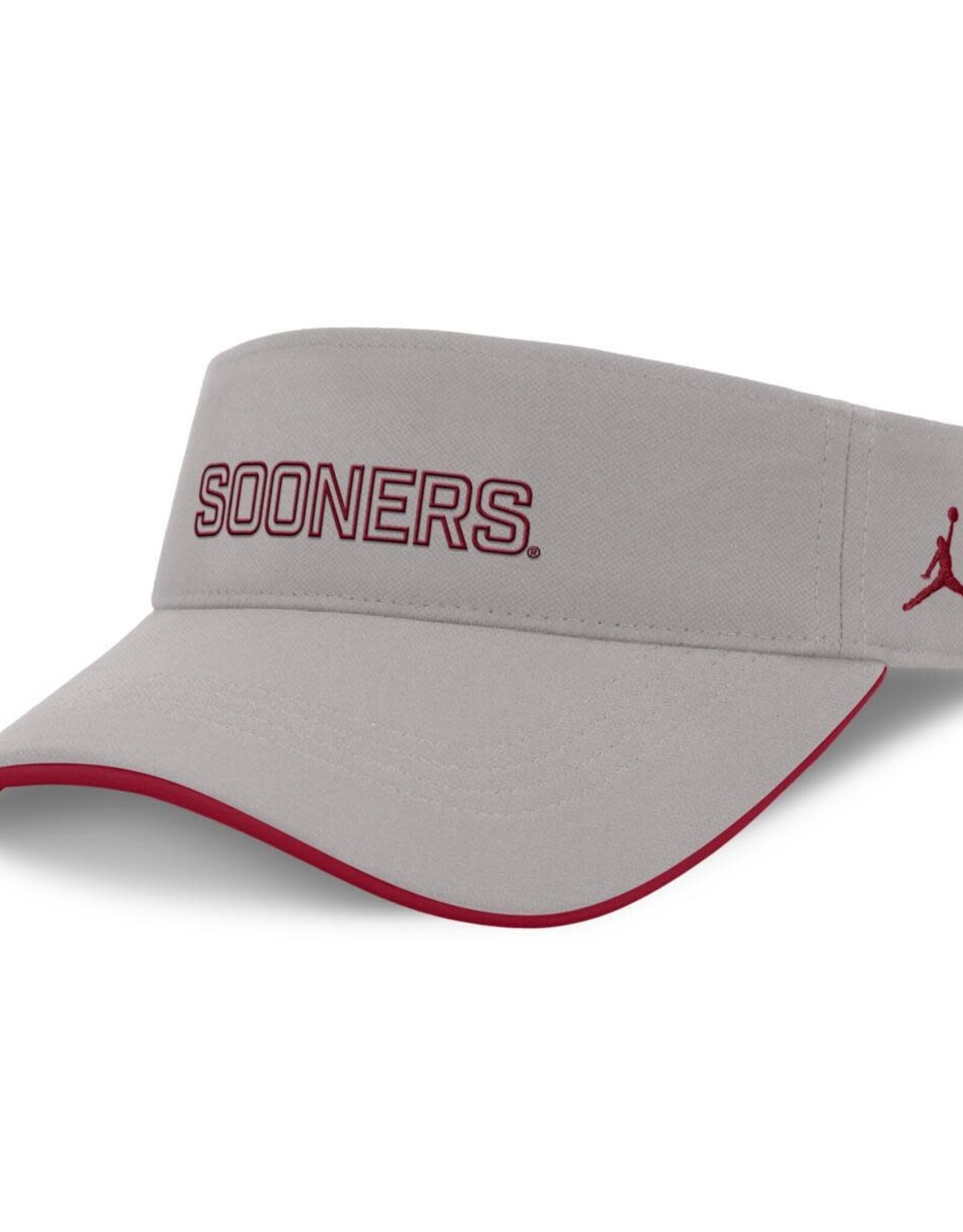 Jordan Jordan Brand Sooners Pewter Gray Ace Primetime Visor