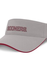 Jordan Jordan Brand Sooners Pewter Gray Ace Primetime Visor