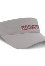 Jordan Jordan Brand Sooners Pewter Gray Ace Primetime Visor