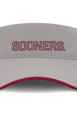 Jordan Jordan Brand Sooners Pewter Gray Ace Primetime Visor
