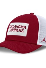 Jordan Jordan Brand Oklahoma Sooners Patch Rise Structured Gameday 5-Panel Mesh Back Cap