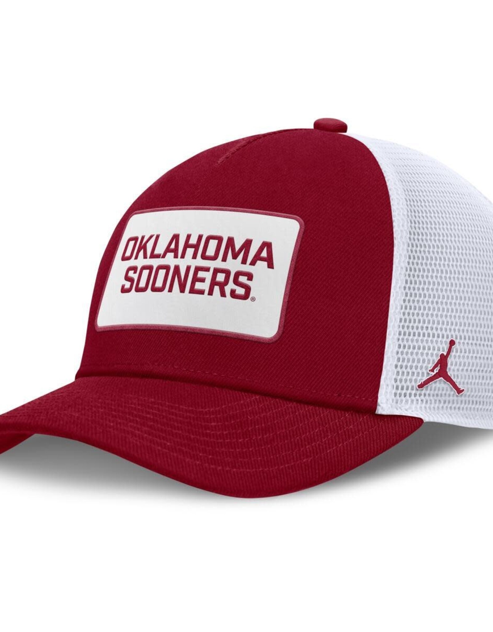 Jordan Jordan Brand Oklahoma Sooners Patch Rise Structured Gameday 5-Panel Mesh Back Cap