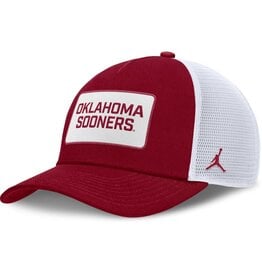 Jordan Jordan Brand Oklahoma Sooners Patch Rise Structured Gameday 5-Panel Mesh Back Cap