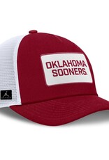 Jordan Jordan Brand Oklahoma Sooners Patch Rise Structured Gameday 5-Panel Mesh Back Cap