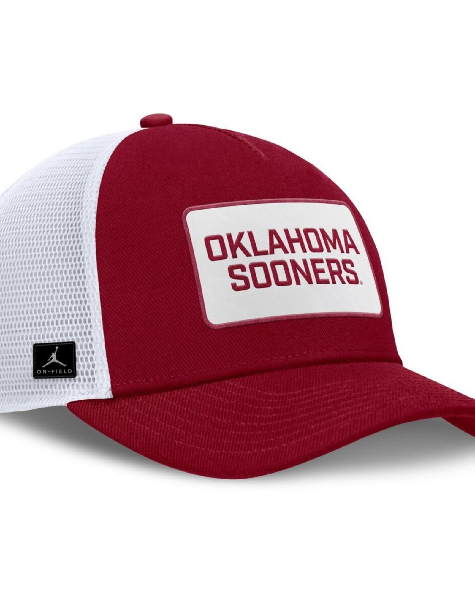 Jordan Jordan Brand Oklahoma Sooners Patch Rise Structured Gameday 5-Panel Mesh Back Cap