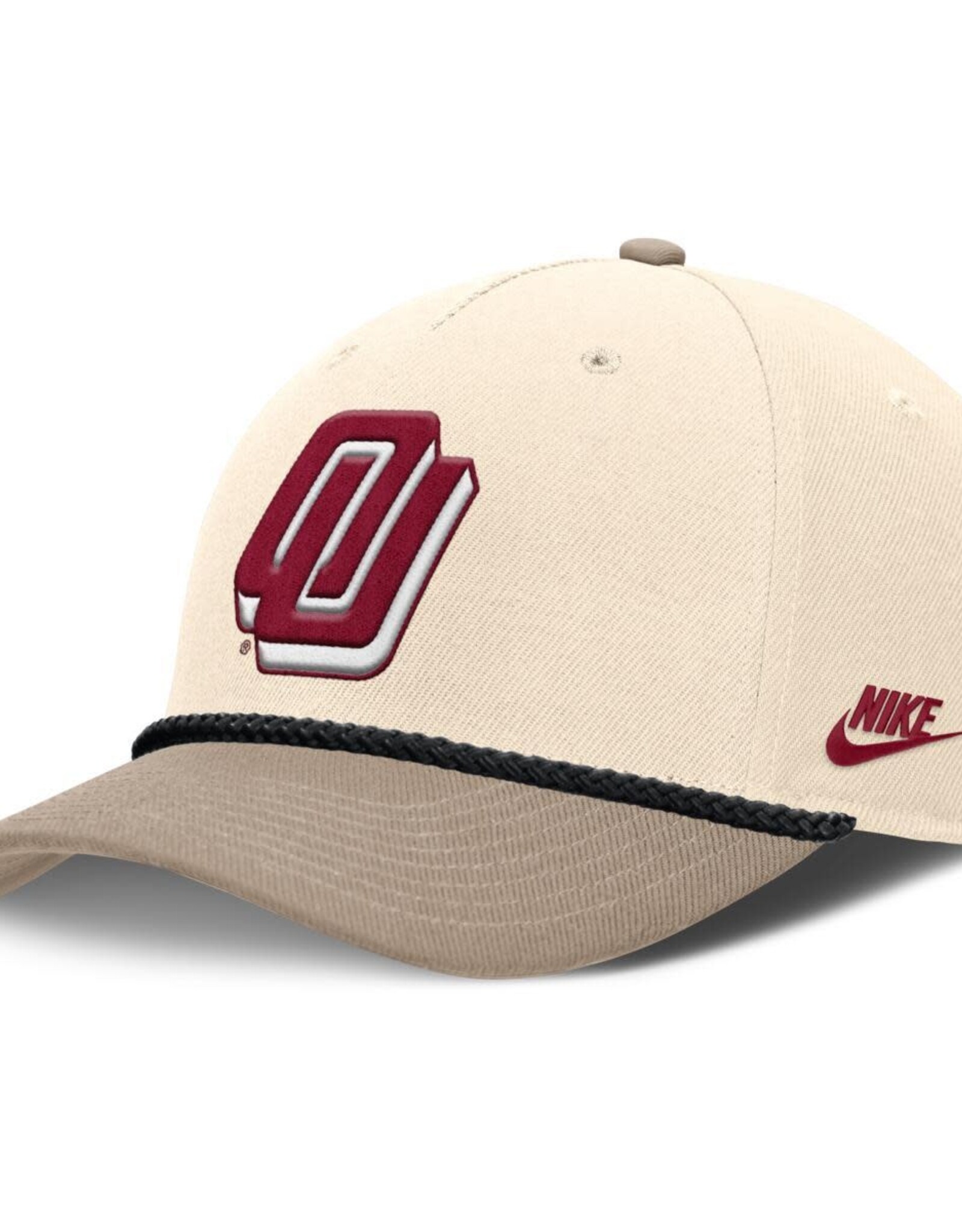 Nike Nike Legacy OU Khaki/Natural Rise 5-Panel Structured Adjustable Rope Cap