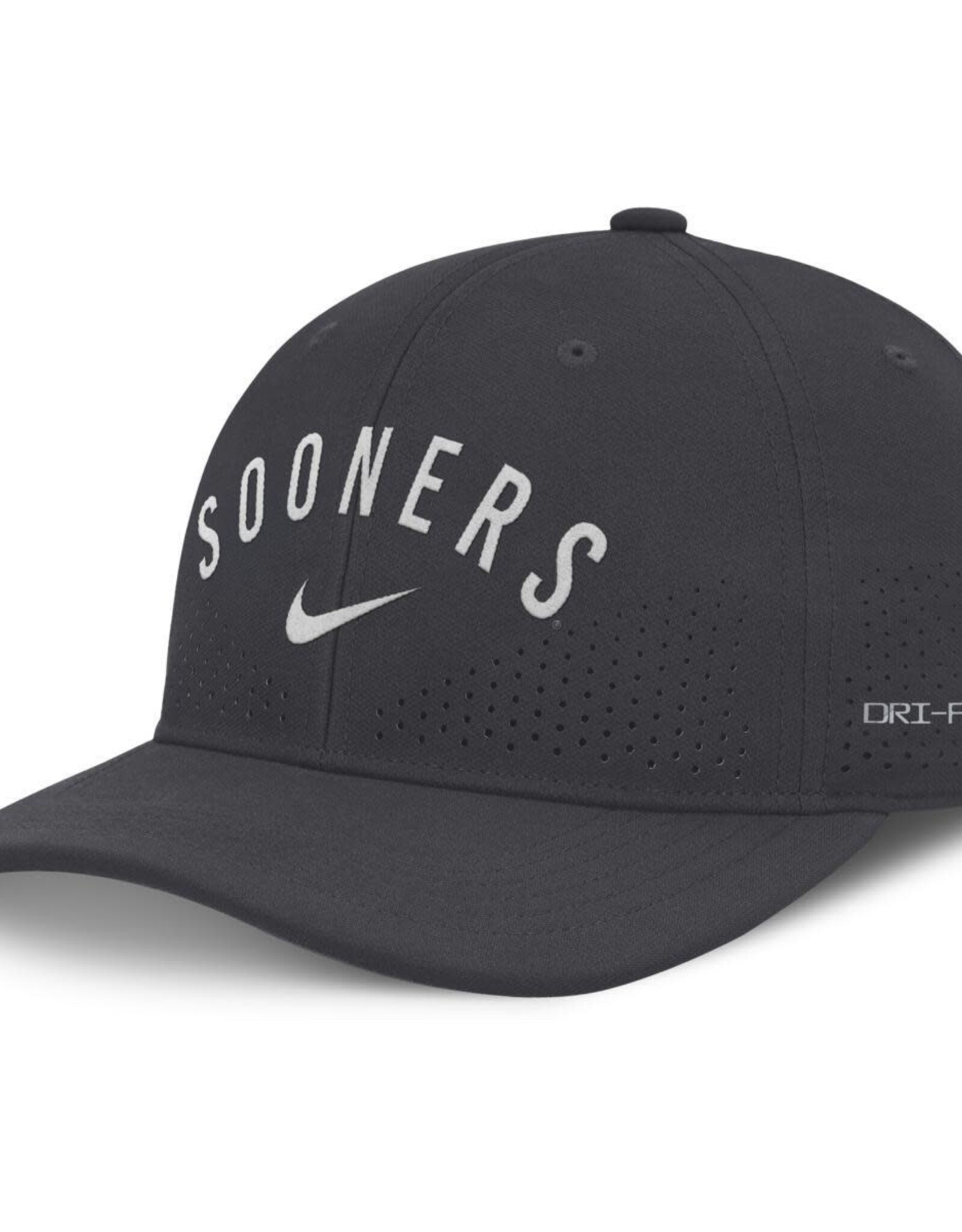Nike Nike Sooners Anthracite Rise Performance Structured Adjustable Cap