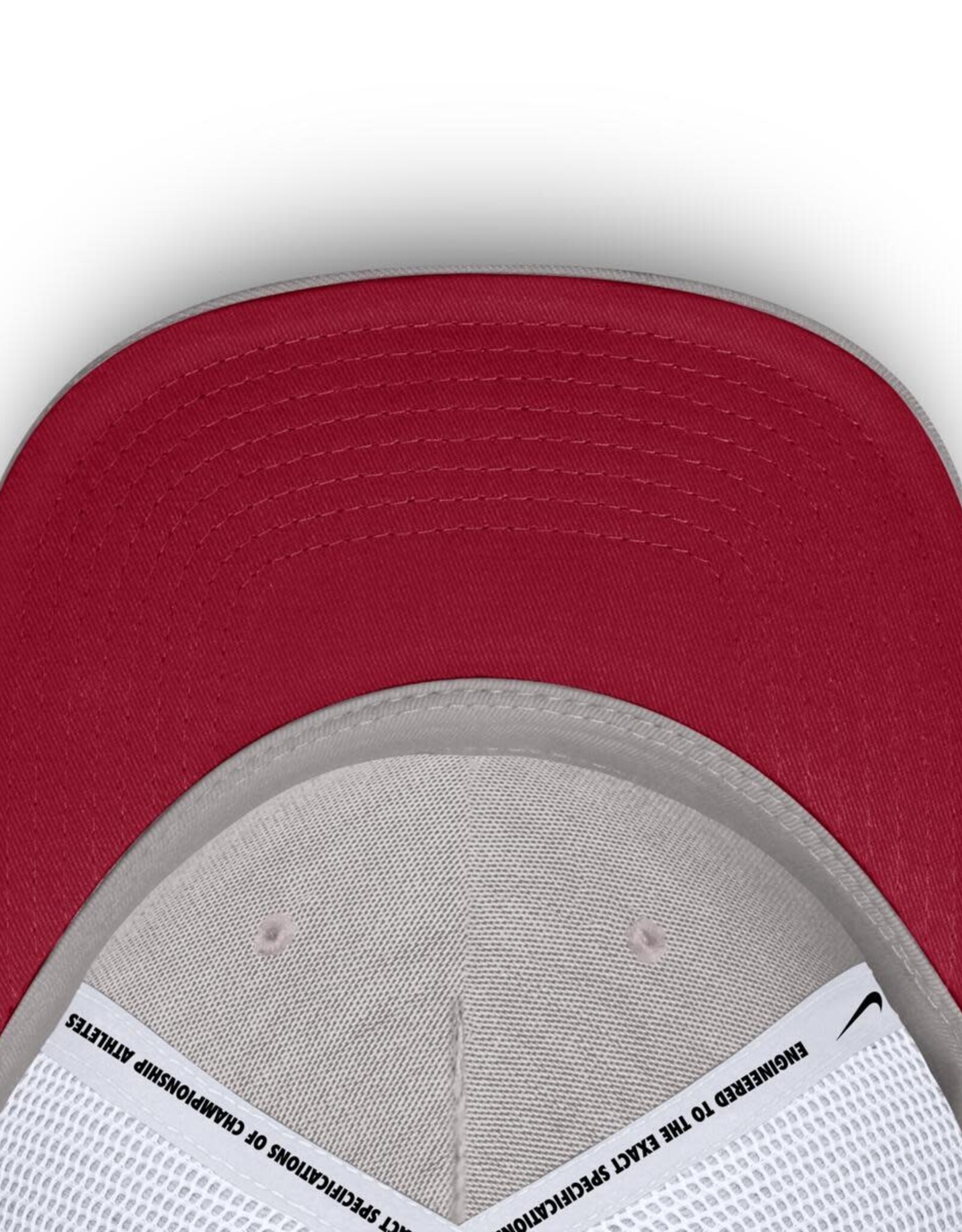 Nike Nike Legacy OU Pewter Gray/Crimson/White Rise 5-Panel Structured Trucker Cap