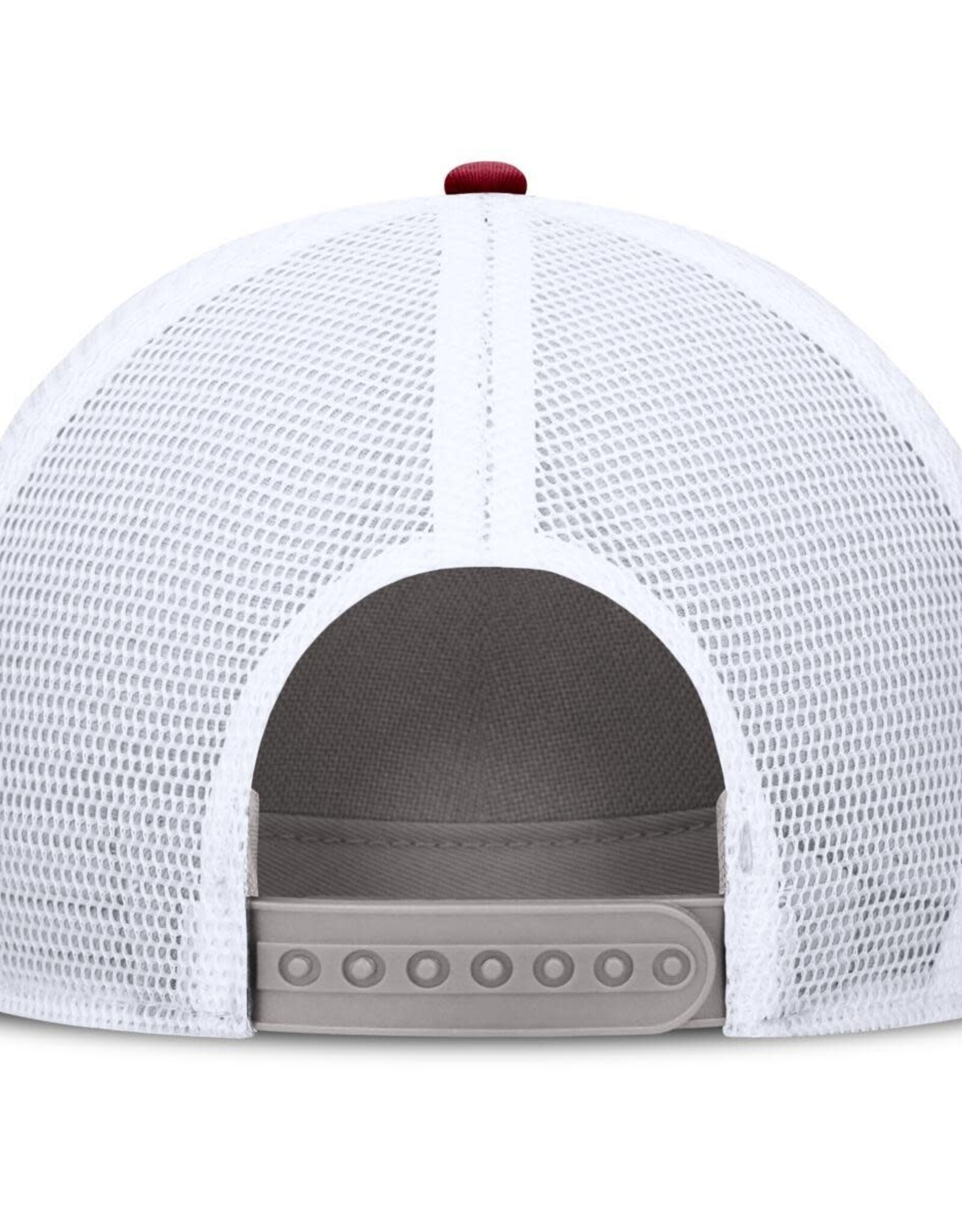 Nike Nike Legacy OU Pewter Gray/Crimson/White Rise 5-Panel Structured Trucker Cap