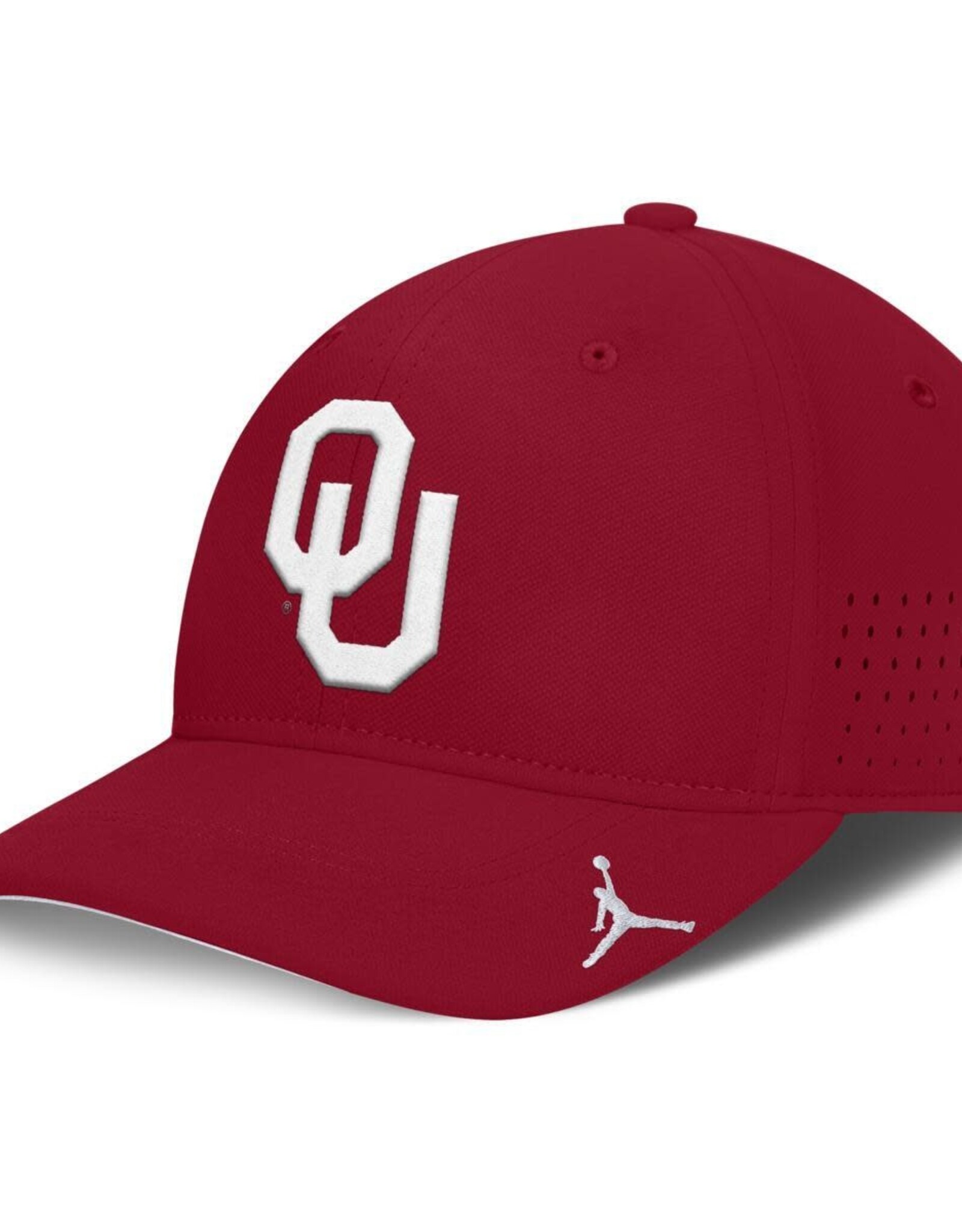 Jordan Jordan OU Crimson DF Club Gameday Structured Aerobill Swooshflex Cap