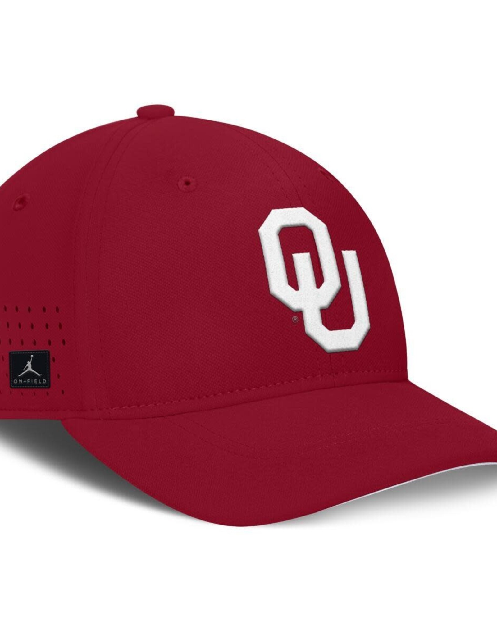 Jordan Jordan OU Crimson DF Club Gameday Structured Aerobill Swooshflex Cap