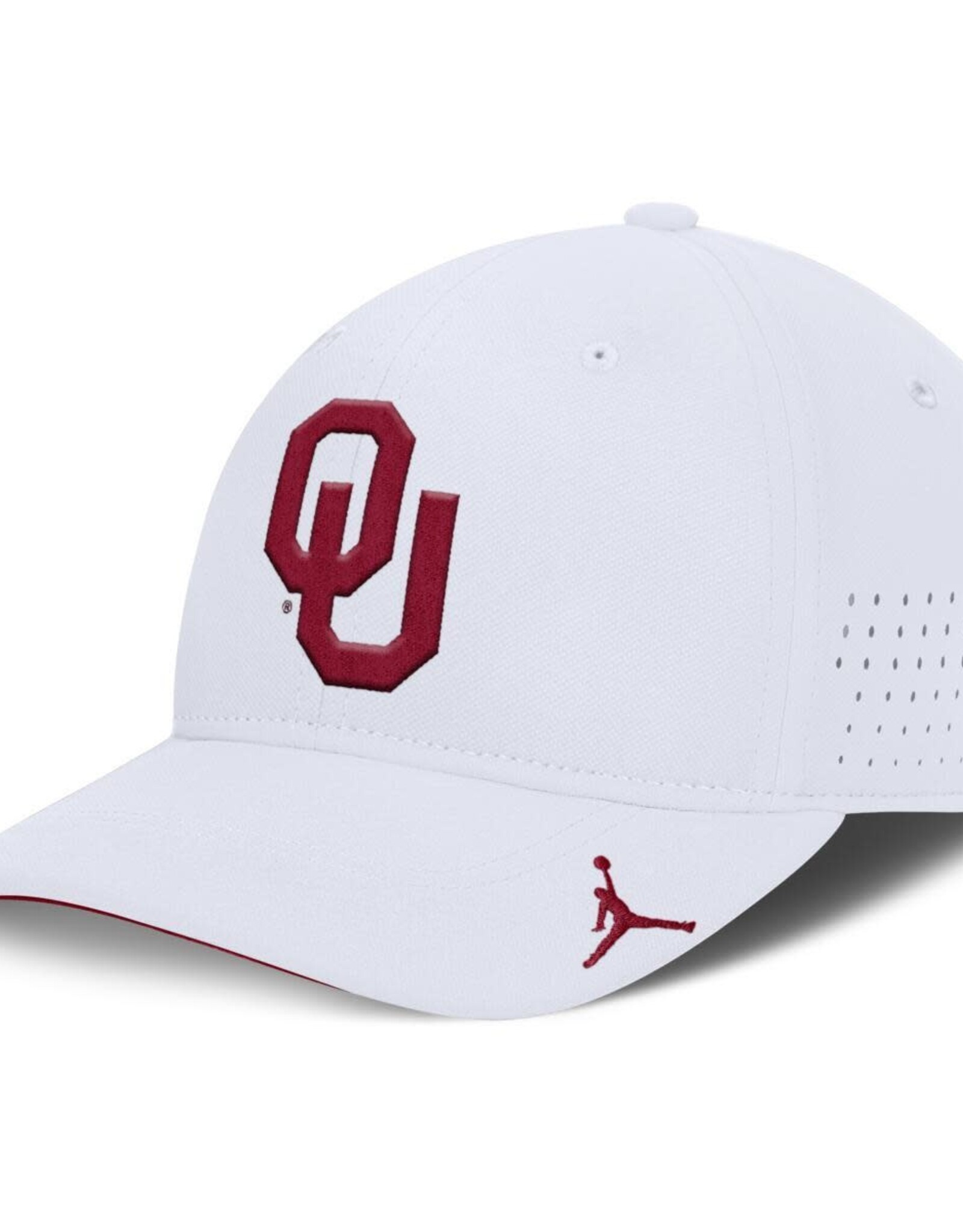 Jordan Jordan OU White DF Club Gameday Structured Aerobill Swooshflex Cap