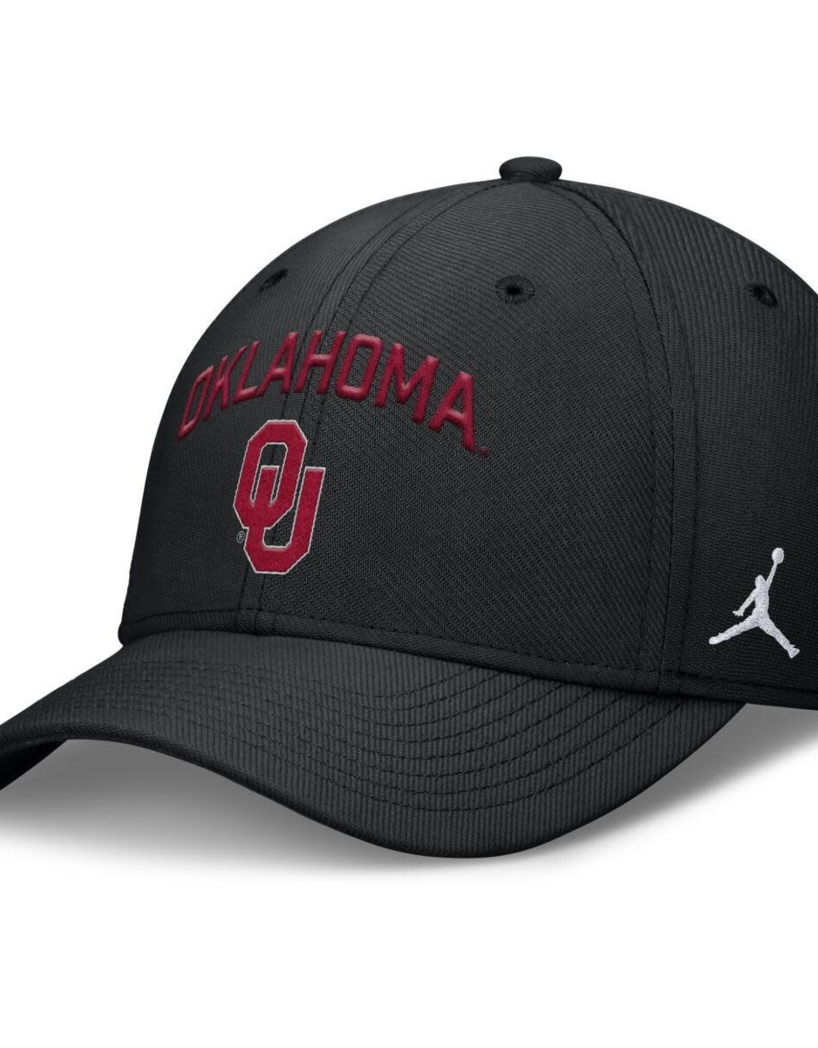 Jordan Jordan Oklahoma OU Black DF Rise Gameday Structured Cap