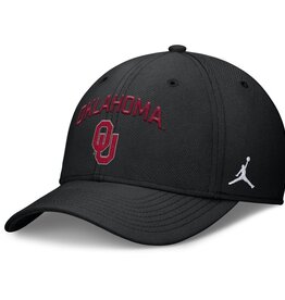 Jordan Jordan Oklahoma OU Black DF Rise Gameday Structured Cap