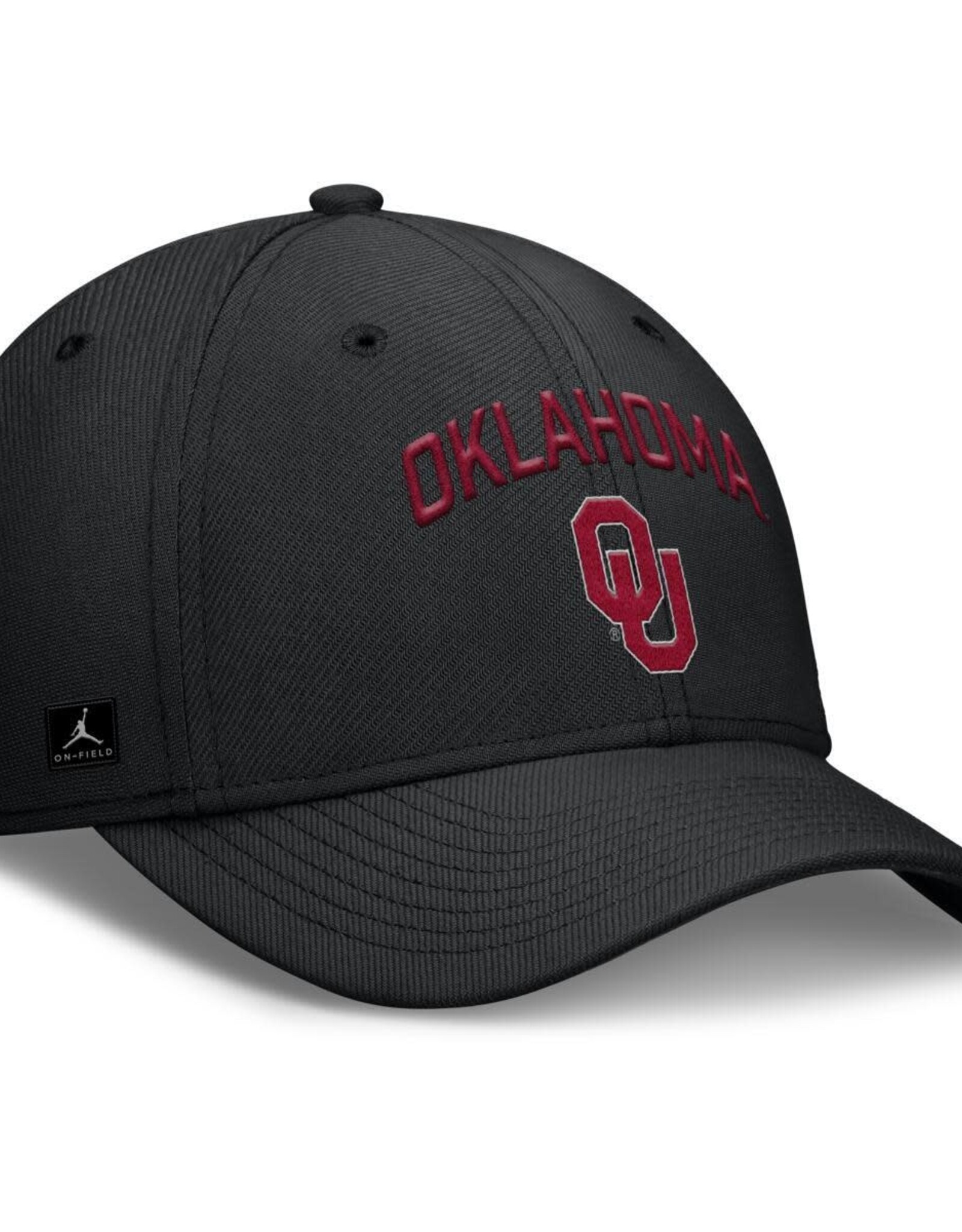 Jordan Jordan Oklahoma OU Black DF Rise Gameday Structured Cap