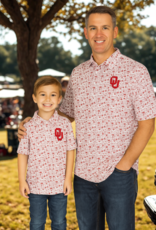Wes & Willy Toddler OU All-Over Tailgate Print Polo Wes & Willy Toddler OU All-Over Tailgate Print Polo
