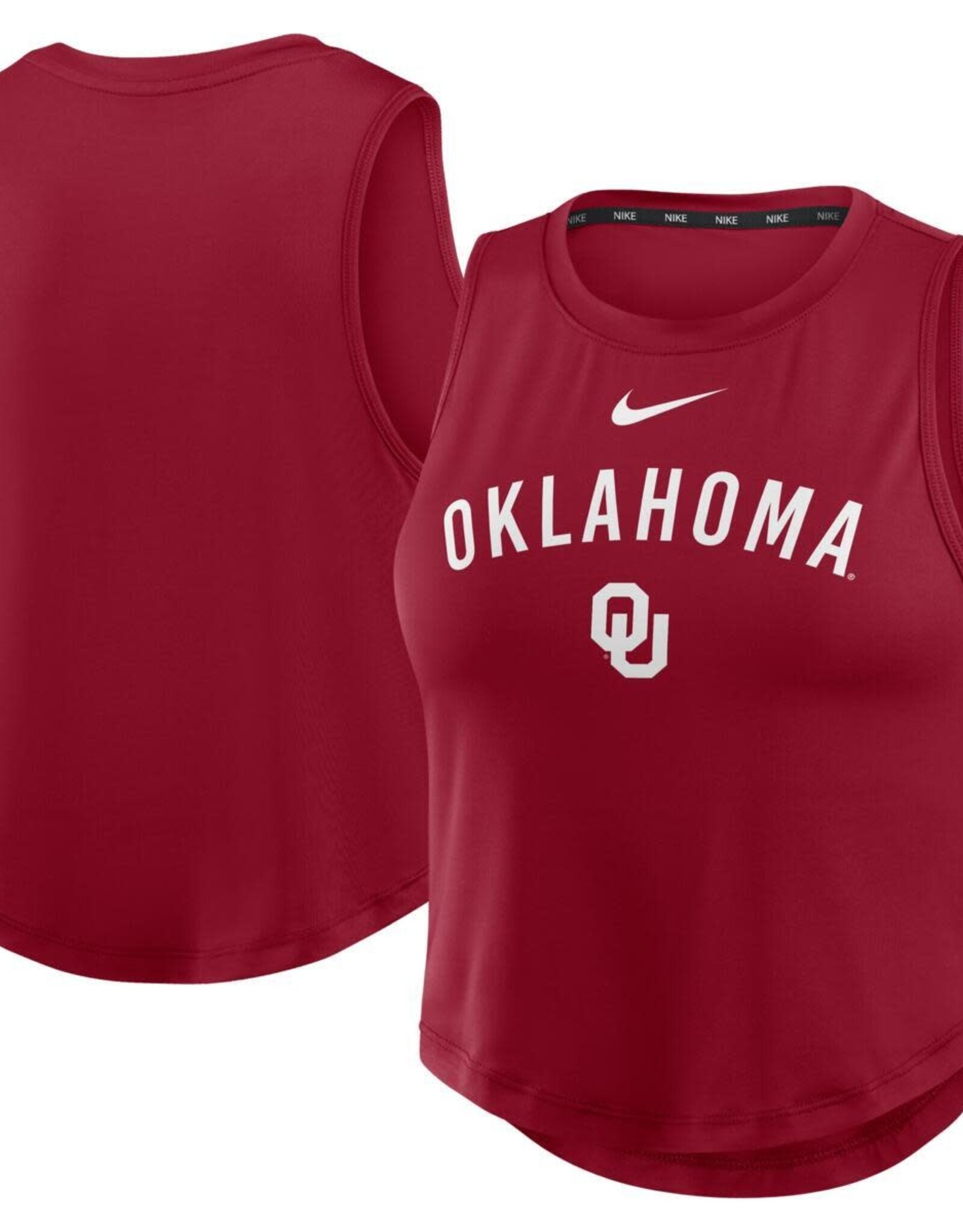 Nike Women's Oklahoma OU Nike One Dri-Fit Crop Tank