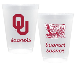 Canvas OU Sooners Shatterproof Party Cups