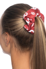 ZooZatz All Over OU Crimson Scrunchie