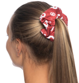 ZooZatz All Over OU Crimson Scrunchie