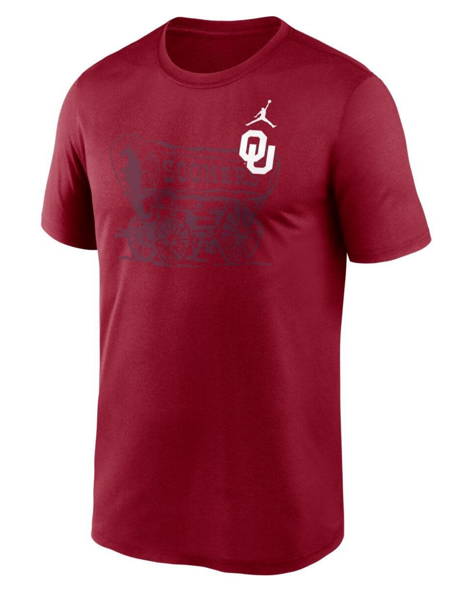 Jordan OU Men's Jordan Legend Shadow Logo Tee