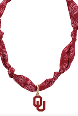 Canvas Oklahoma Sooners Logo Bandana Necklace