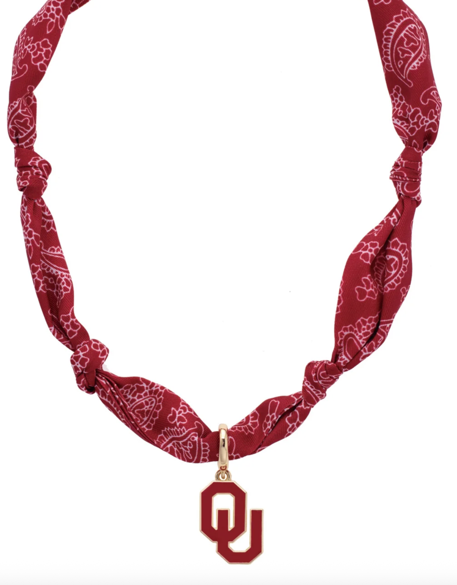 Canvas Oklahoma Sooners Logo Bandana Necklace