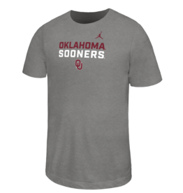 Jordan Boys Dark Heather Jordan Oklahoma Sooners Legend SS Tee
