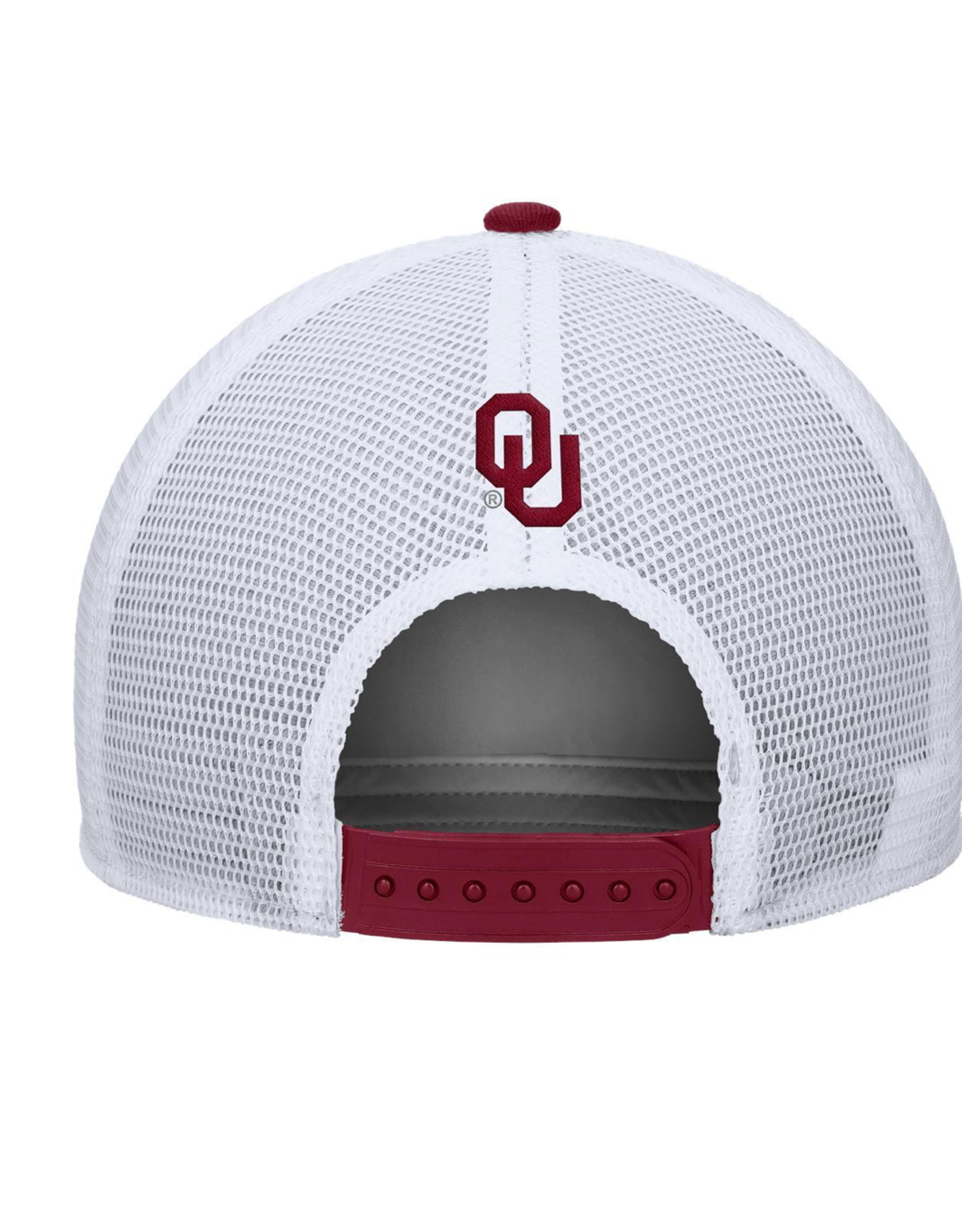 Jordan Youth Jordan Oklahoma Sooners Patch Rise Structured Gameday 5-Panel Mesh Back Cap