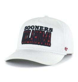 '47 Brand Women's White Satin Oklahoma Sooners Outspoken '47 Hitch