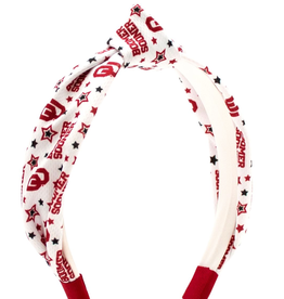 Divine Creations OU College Star Print Knot Headband