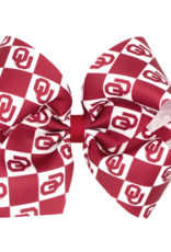 Divine Creations King OU Checkerboard Bow